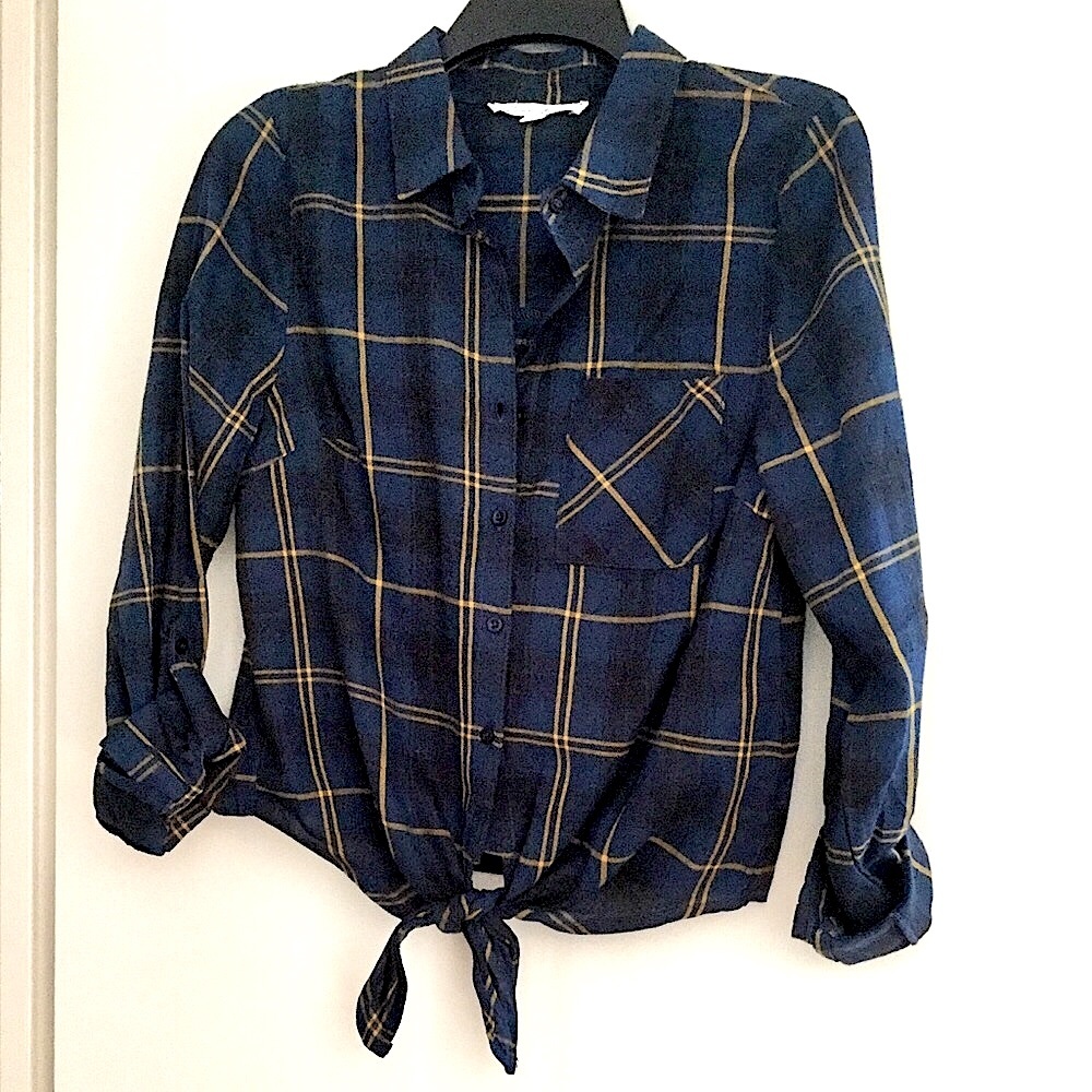 Love Tree Tie Front Shirt